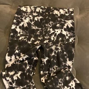 Time and true high rise stretch fitted pants size L 12/14